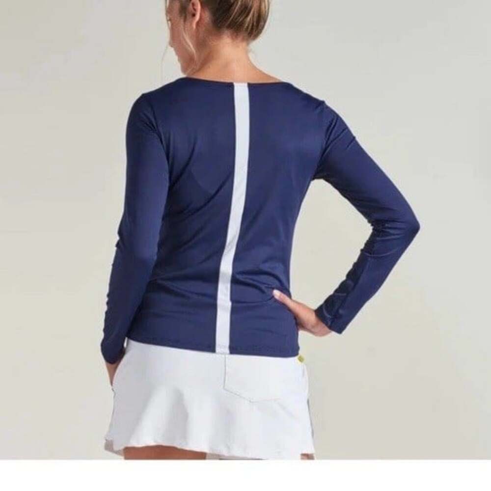 L’Oeuf Poché Long Sleeve Tennis Shirt athletic sportwear top women’s size small